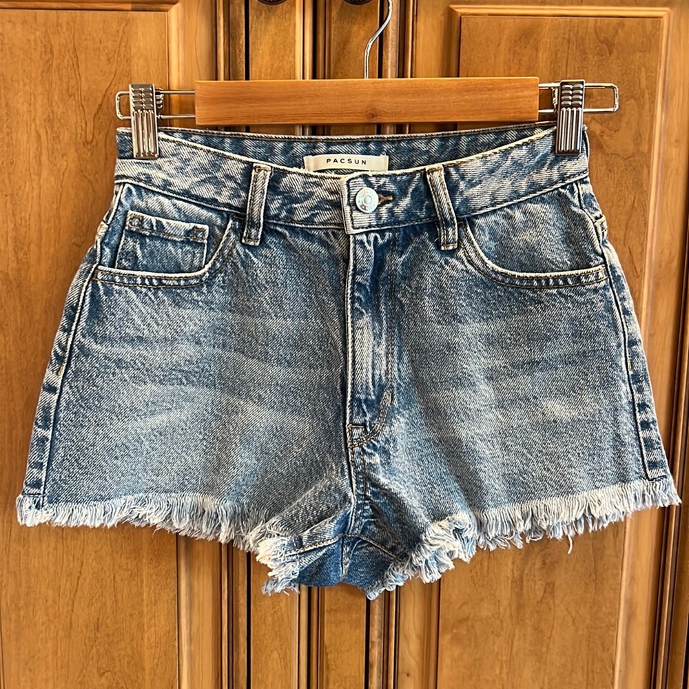 Pacsun High Rise Festival Jean Shorts